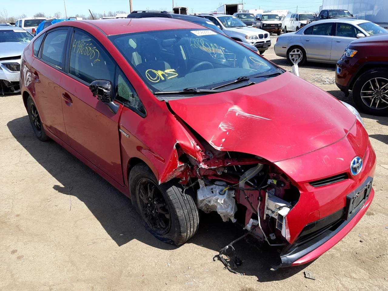 TOYOTA PRIUS 2014 with VIN JTDKN3DU1E1787826 - Photo from auction