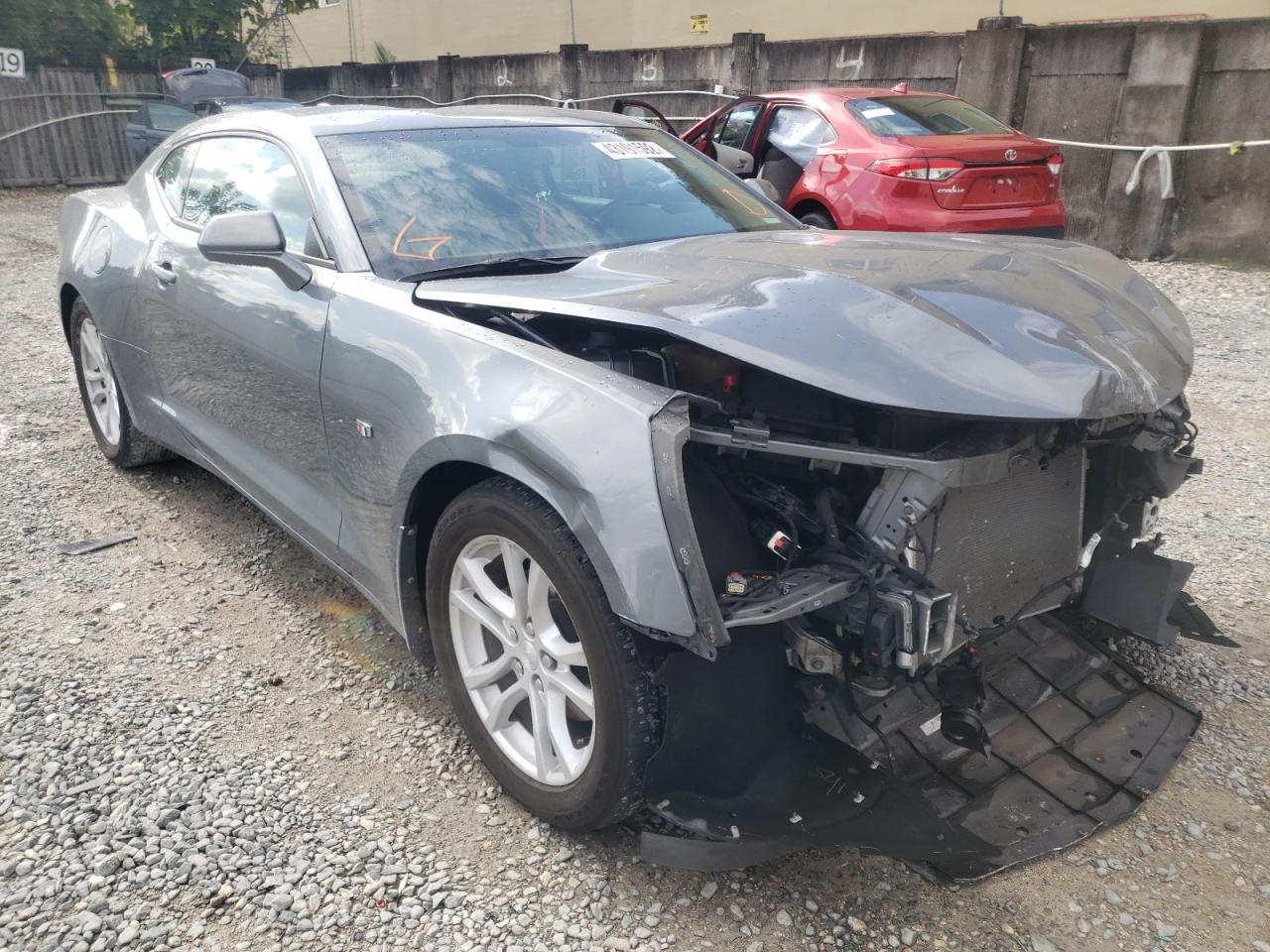 CHEVROLET CAMARO LS 2021 with VIN 1G1FB1RX4M0105097 - Photo from auction