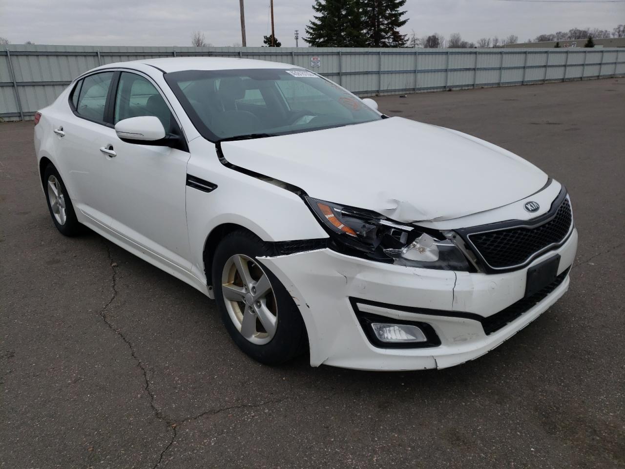 KIA OPTIMA LX 2014 with VIN KNAGM4A73E5495629 - Photo from auction