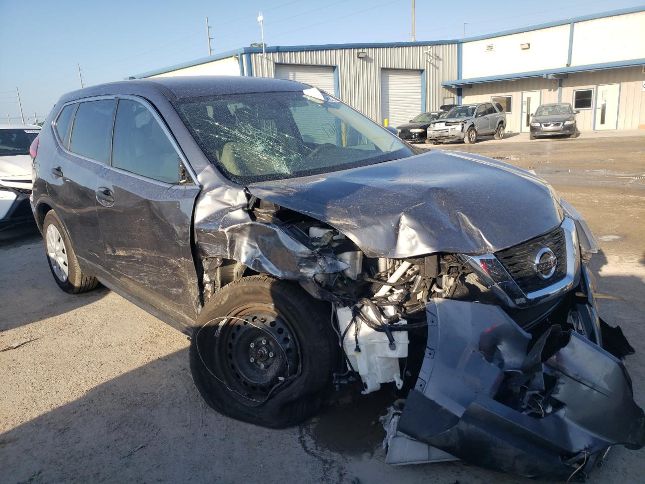 NISSAN ROGUE S 2017 with VIN 5N1AT2MT6HC810931 - Photo from auction