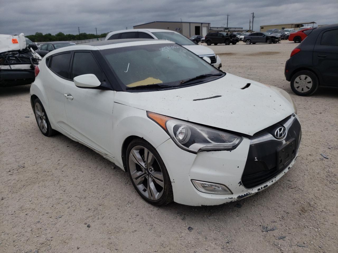 HYUNDAI VELOSTER 2012 with VIN KMHTC6AD3CU074286 - Photo from auction