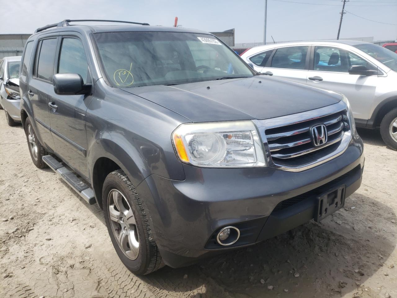 HONDA PILOT EXL 2013 with VIN 5FNYF4H58DB049737 - Photo from auction