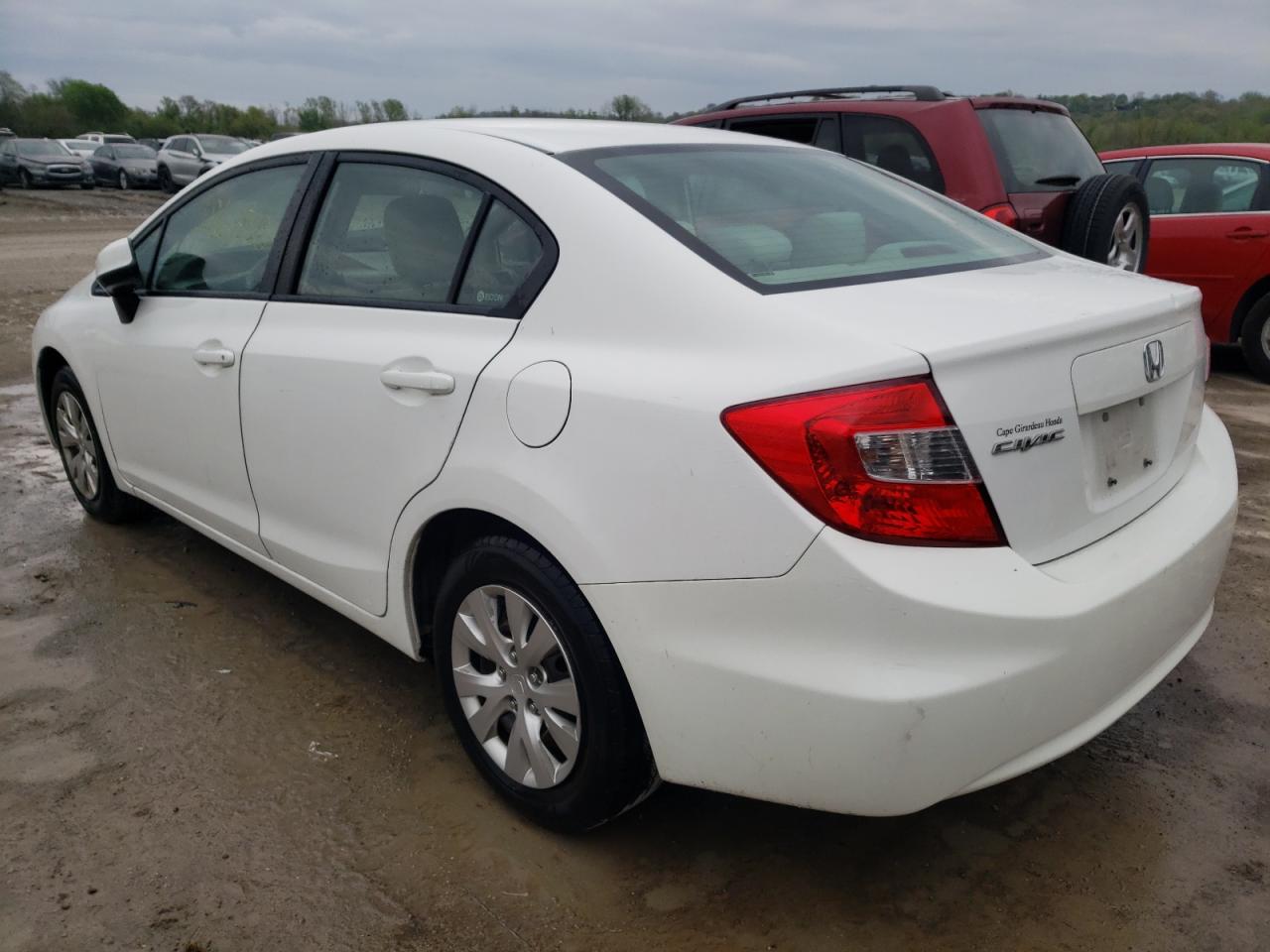 Photo 3 from auction – 2012 HONDA CIVIC LX with VIN 19XFB2F54CE103436