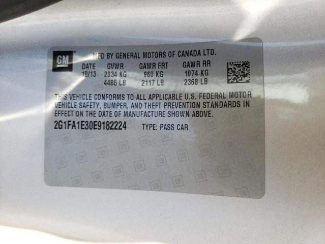 Photo 10 from auction – 2014 CHEVROLET CAMARO LS with VIN 2G1FA1E30E9182224