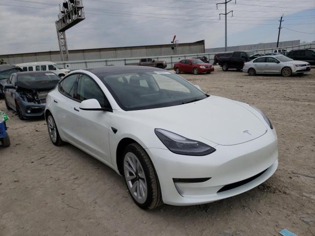 TESLA MODEL 3 2022 with VIN 5YJ3E1EB3NF181621 - Photo from auction