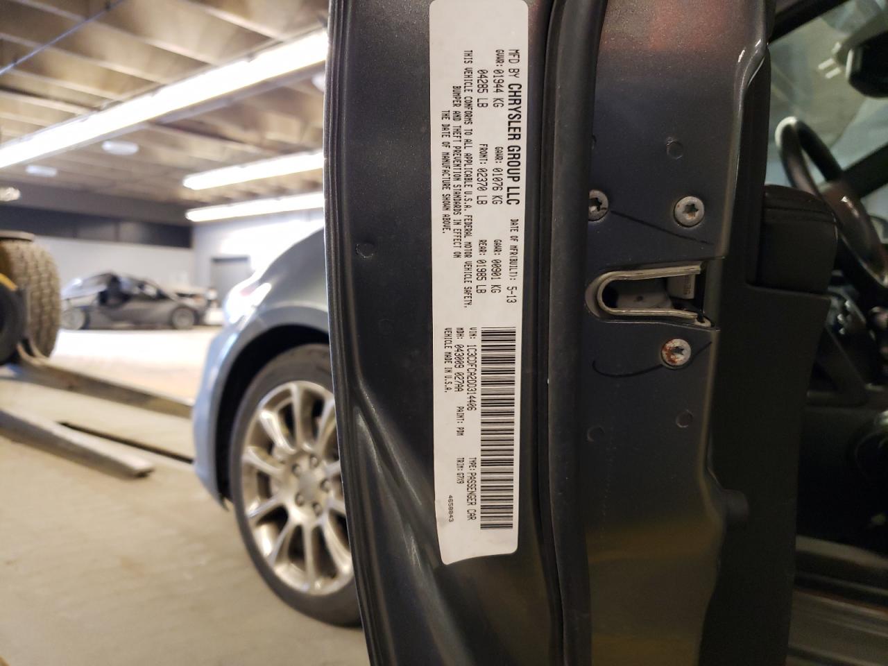 Photo 10 from auction – 2013 DODGE DART LIMIT with VIN 1C3CDFCA2DD314406