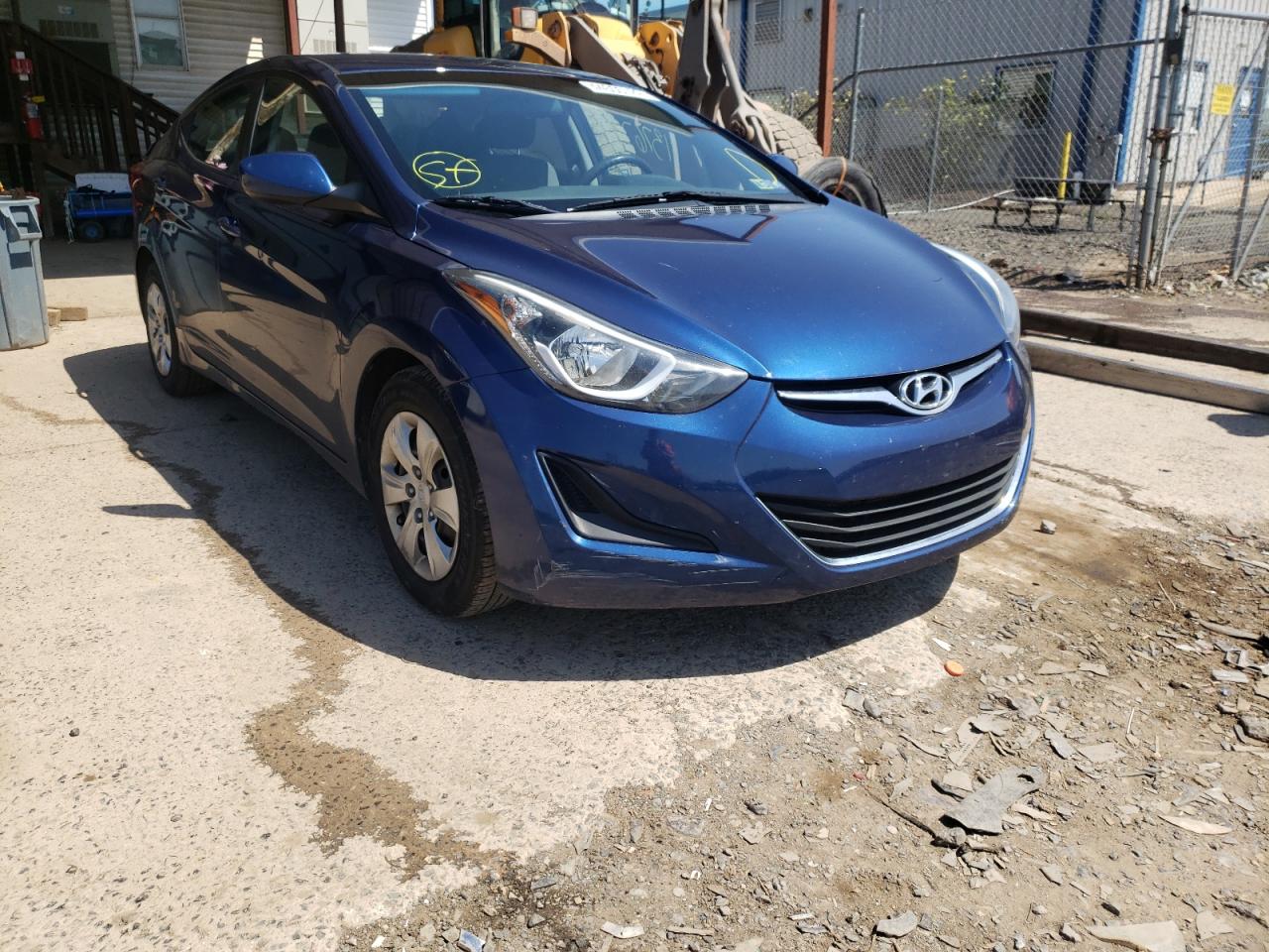 Photo 1 from auction – 2016 HYUNDAI ELANTRA SE with VIN 5NPDH4AE2GH710445