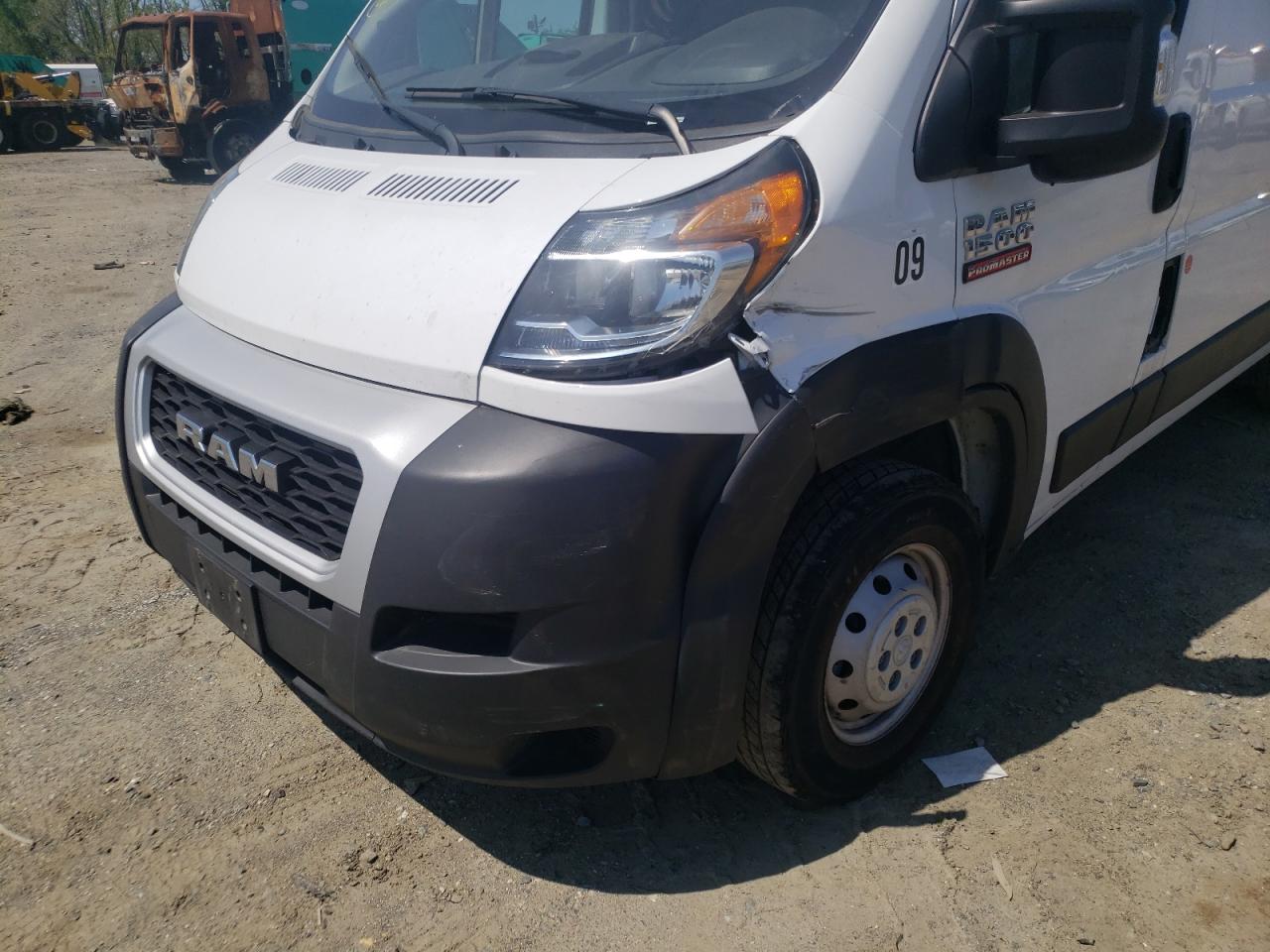 Photo 9 from auction – 2019 RAM PROMASTER with VIN 3C6TRVBG9KE550096