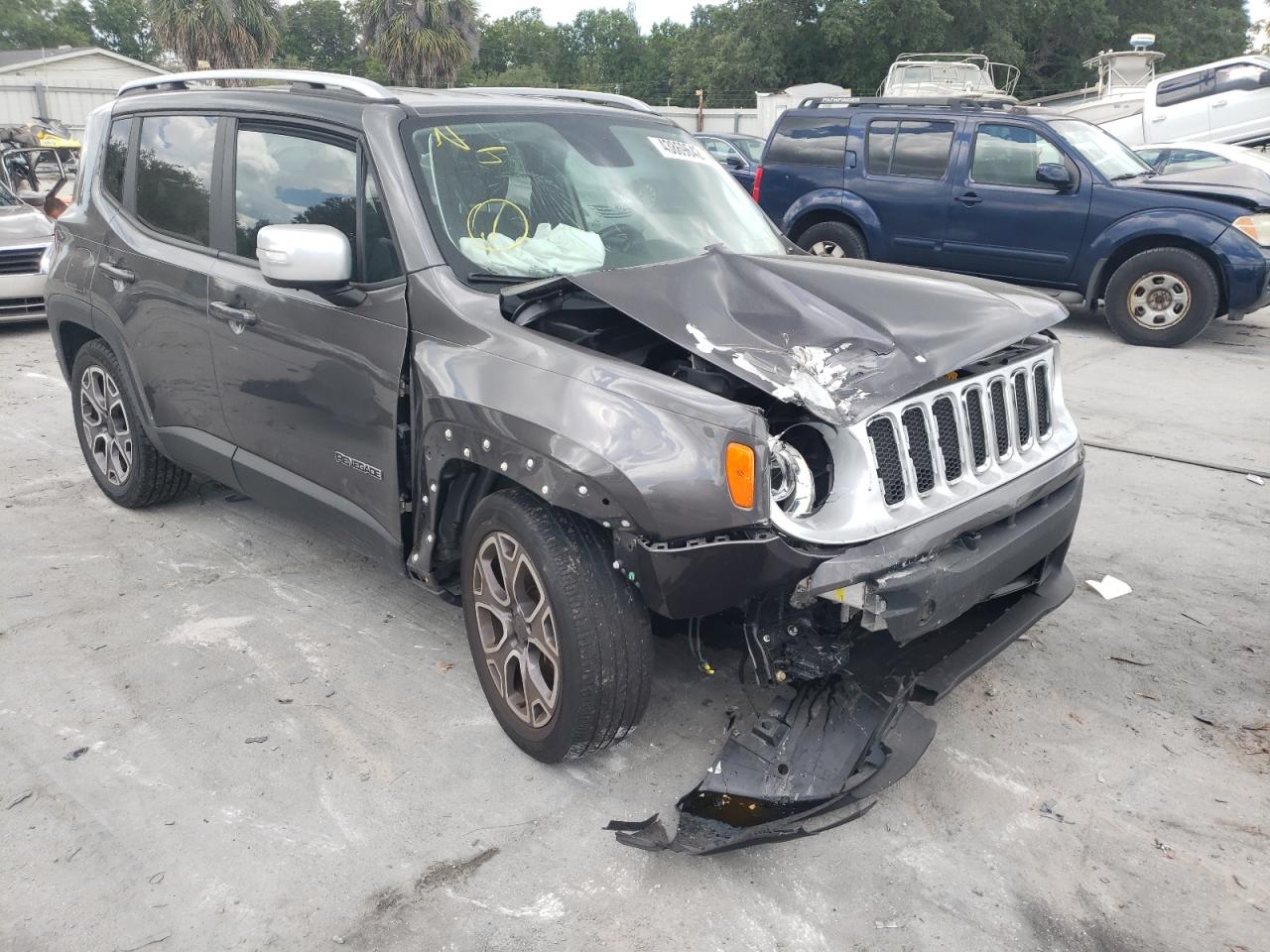 JEEP RENEGADE L 2016 with VIN ZACCJADT8GPC53947 - Photo from auction