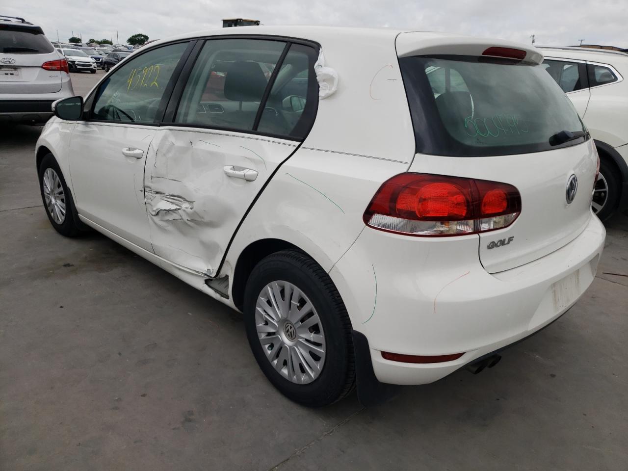 Photo 3 from auction – 2013 VOLKSWAGEN GOLF with VIN WVWDB7AJ7DW129853