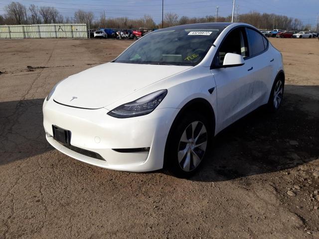Photo 2 from auction – 2021 TESLA MODEL Y with VIN 5YJYGDEE6MF261991