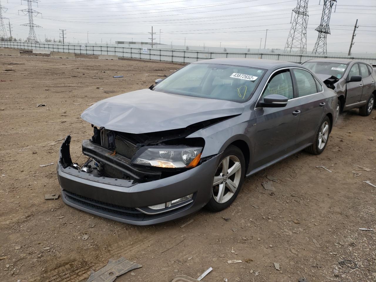 Photo 2 from auction – 2015 VOLKSWAGEN PASSAT S with VIN 1VWAS7A34FC113616