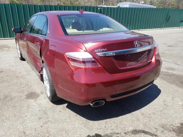 Photo 3 from auction – 2009 ACURA RL with VIN JH4KB26639C001700