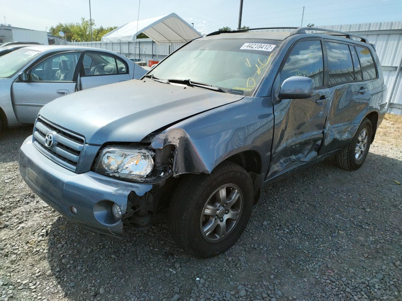 Photo 9 from auction – 2007 TOYOTA HIGHLANDER with VIN JTEDD21A170157213