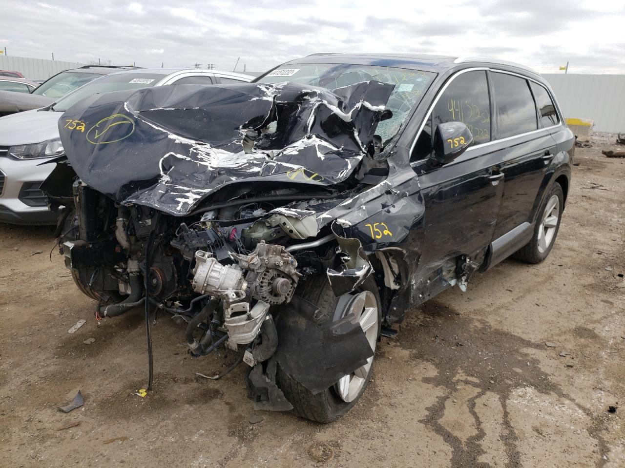 Photo 2 from auction – 2017 AUDI Q7 PREMIUM with VIN WA1AHAF77HD037312