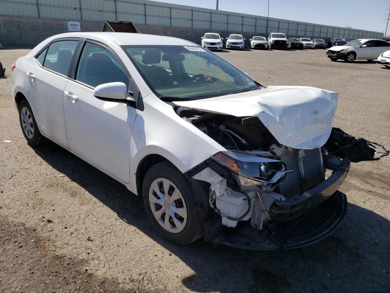 TOYOTA COROLLA L 2015 with VIN 5YFBURHE6FP317927 - Photo from auction