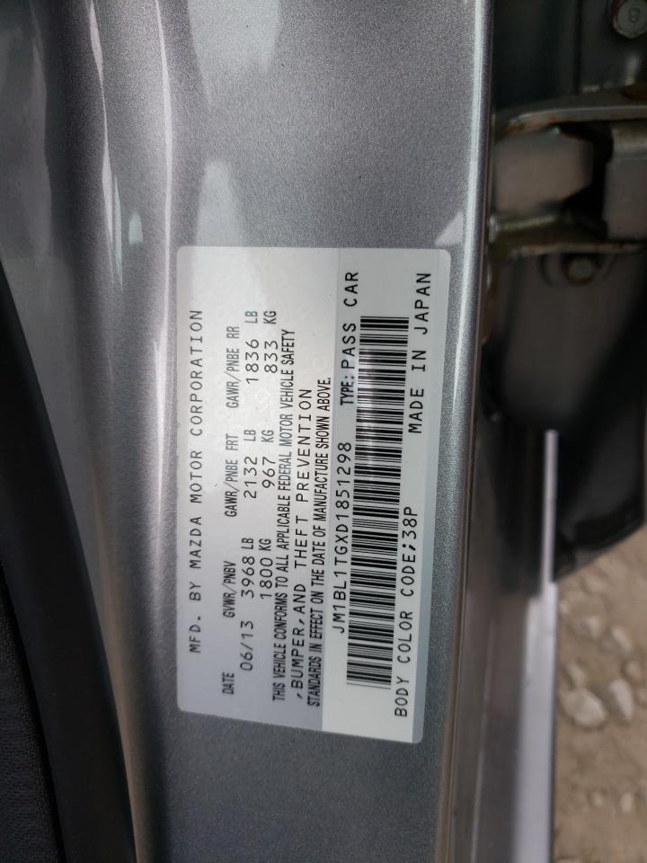 Photo 10 from auction – 2013 MAZDA 3 I with VIN JM1BL1TGXD1851298