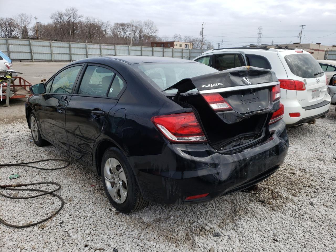 Photo 3 from auction – 2014 HONDA CIVIC LX with VIN 19XFB2F56EE052640