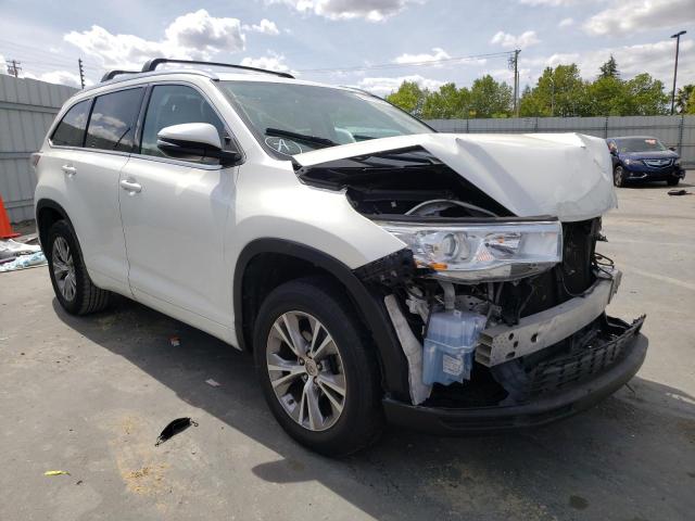 TOYOTA HIGHLANDER 2015 with VIN 5TDKKRFH0FS091636 - Photo from auction