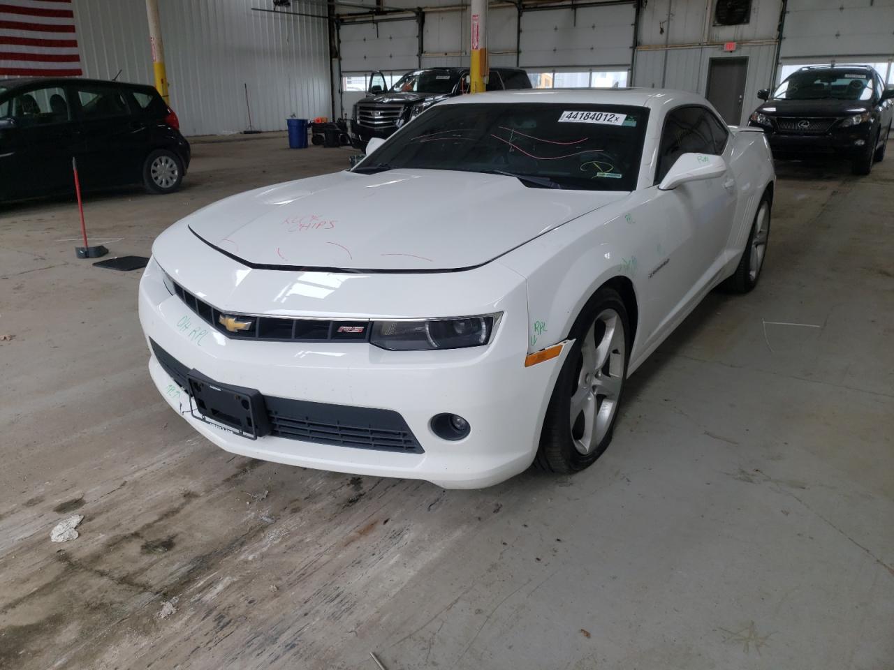 Photo 2 from auction – 2015 CHEVROLET CAMARO LT with VIN 2G1FF1E38F9304489