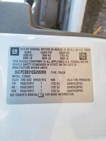 Photo 10 from auction – 2012 CHEVROLET SILVERADO with VIN 3GCPCSE01CG295068