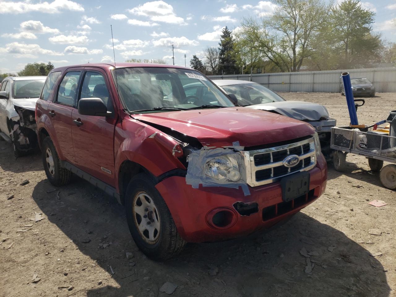FORD ESCAPE XLS 2008 with VIN 1FMCU02Z88KC66780 - Photo from auction