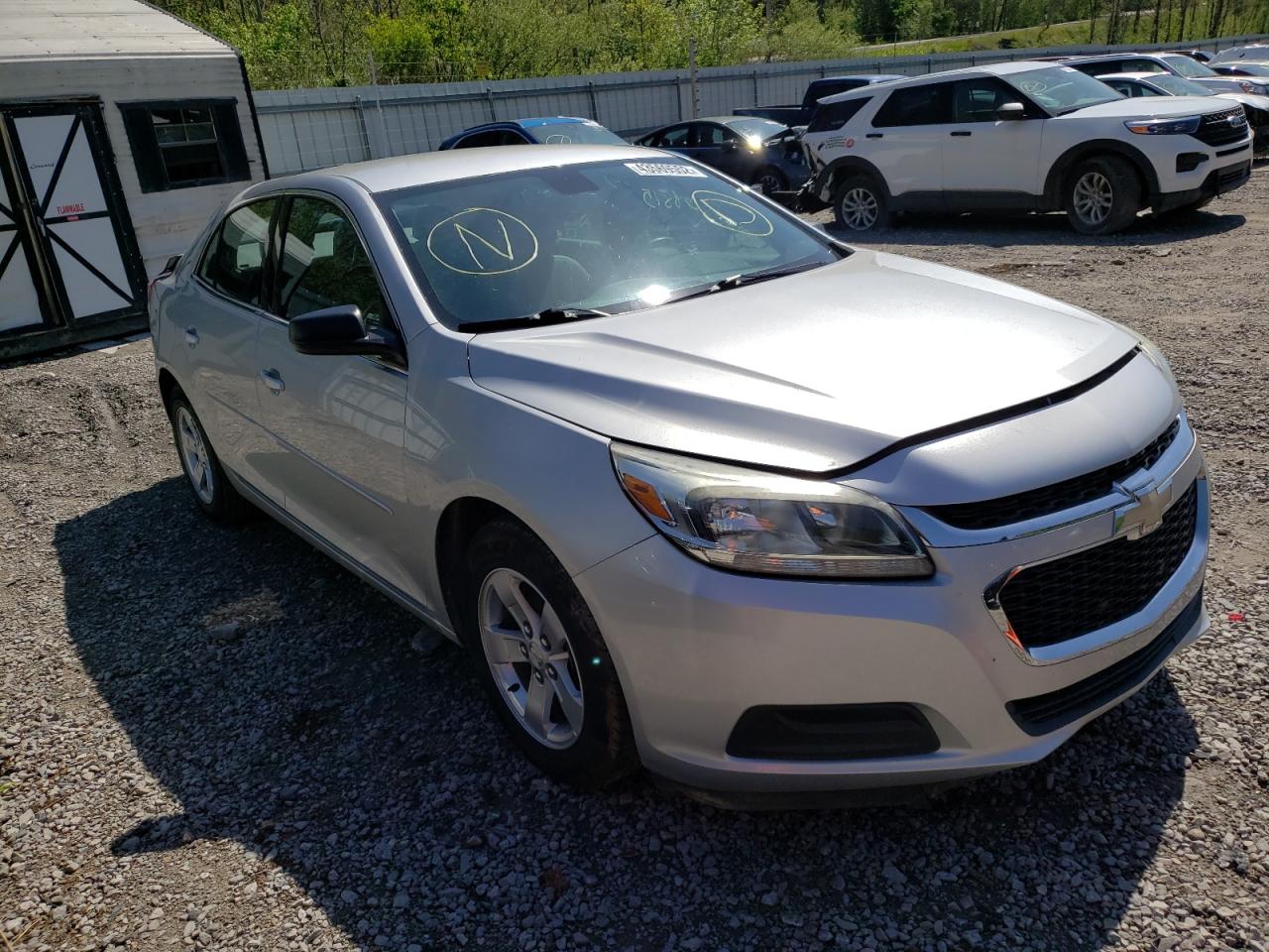 CHEVROLET MALIBU LS 2015 with VIN 1G11B5SL2FF151472 - Photo from auction