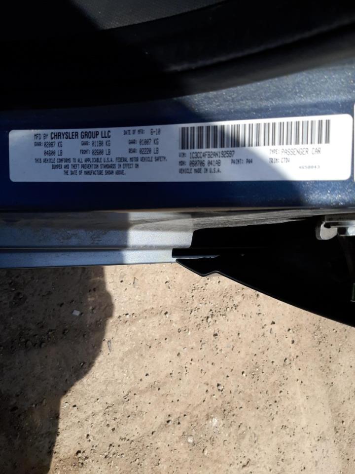Photo 10 from auction – 2010 CHRYSLER SEBRING TO with VIN 1C3CC4FB2AN192597