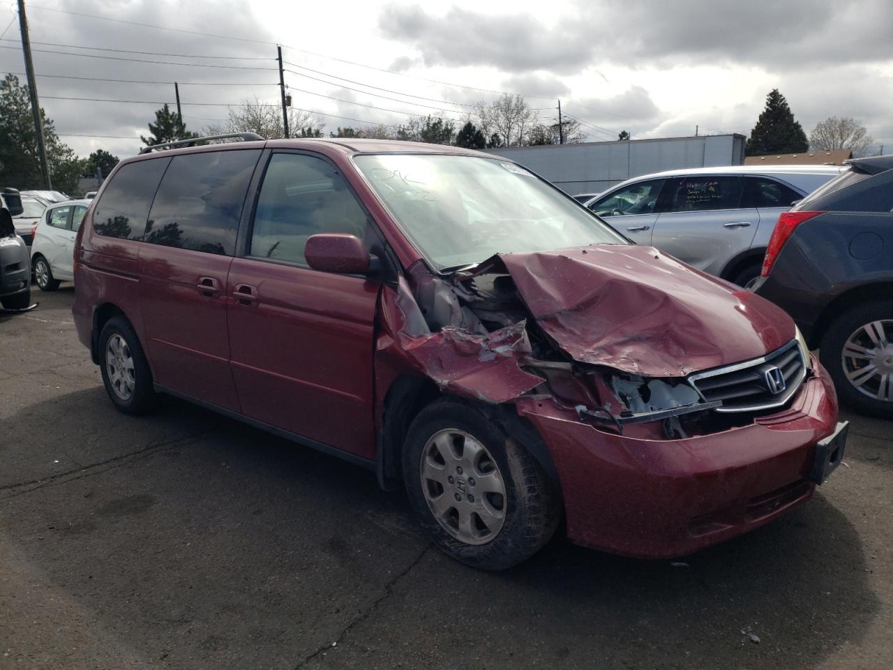 Photo 1 from auction – 2004 HONDA ODYSSEY EX with VIN 5FNRL18804B103036