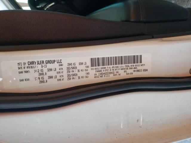 Photo 10 from auction – 2013 DODGE DURANGO SX with VIN 1C4RDHAG2DC699433