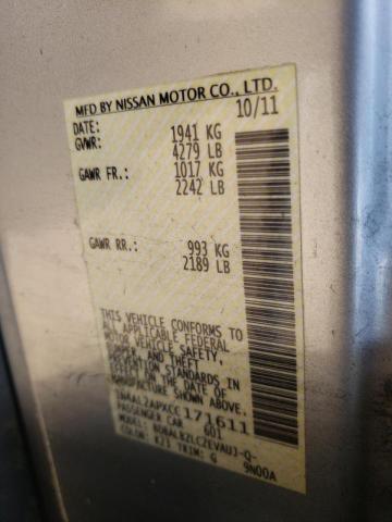 Photo 10 from auction – 2012 NISSAN ALTIMA BAS with VIN 1N4AL2APXCC171611
