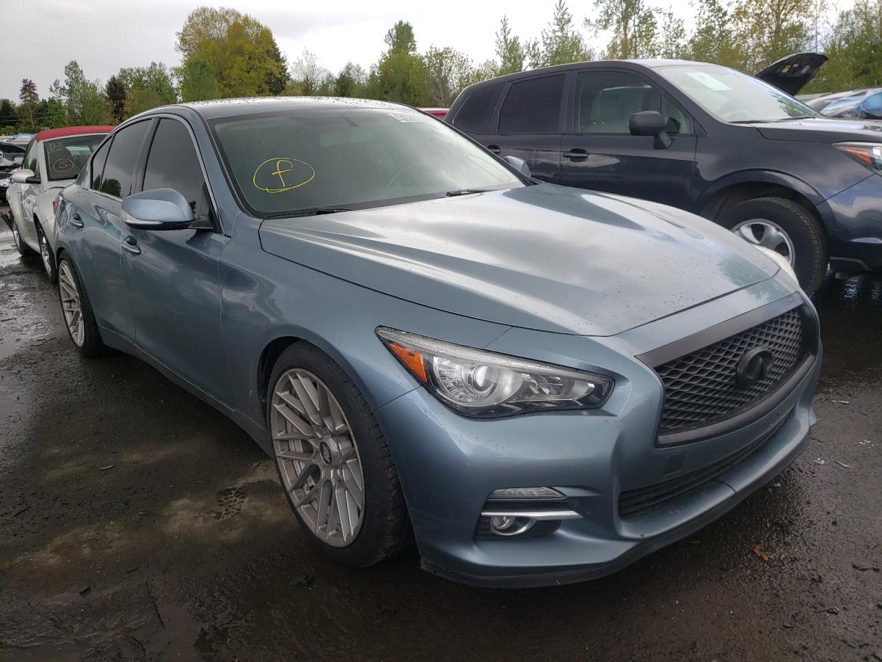 INFINITI Q50 BASE 2015 with VIN JN1BV7AP0FM358668 - Photo from auction