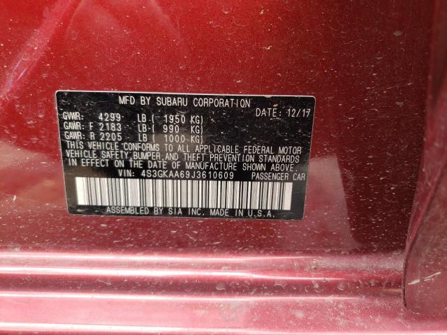 Photo 10 from auction – 2018 SUBARU IMPREZA with VIN 4S3GKAA69J3610609