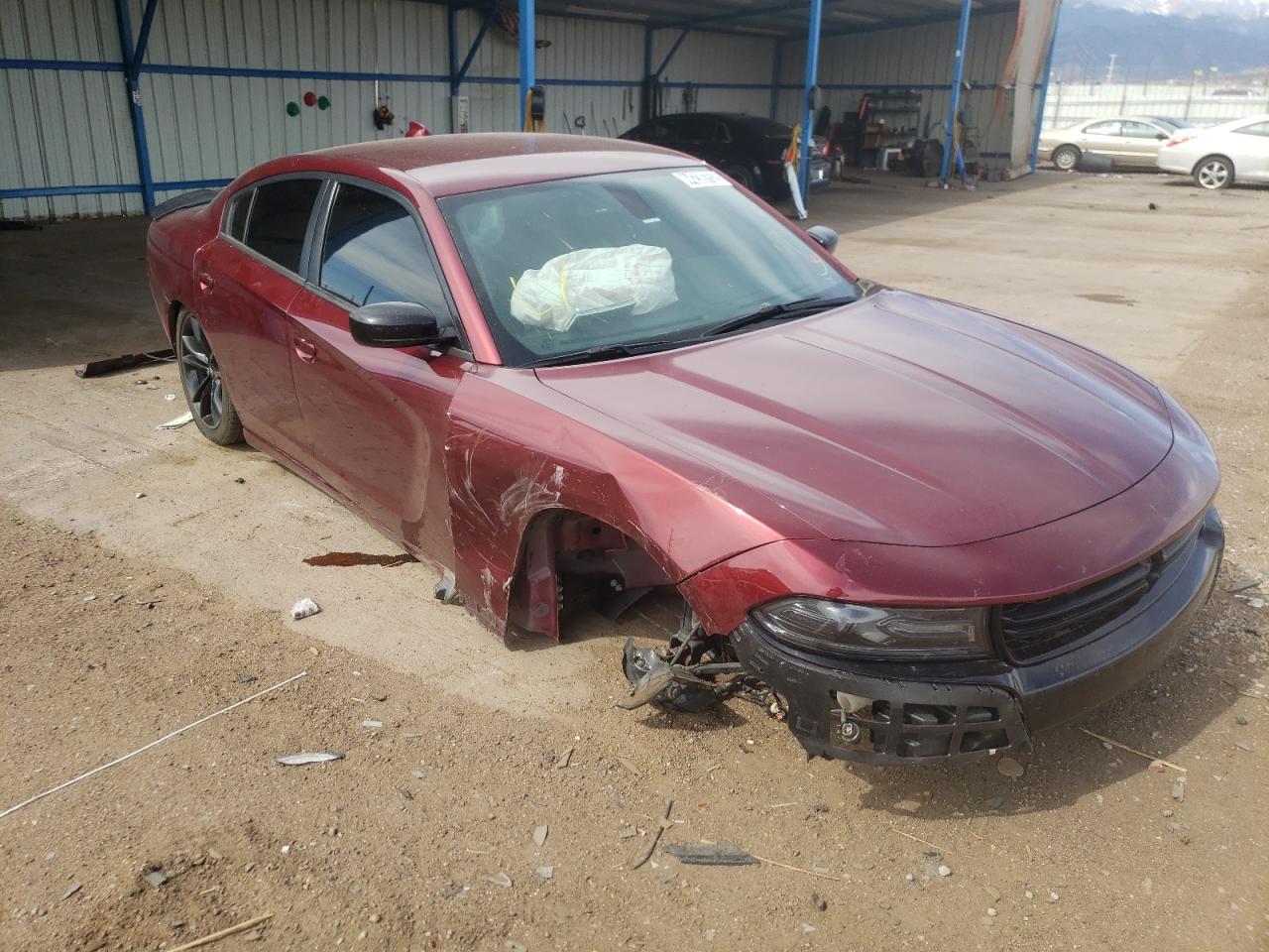 DODGE CHARGER SX 2017 with VIN 2C3CDXHG6HH575212 - Photo from auction
