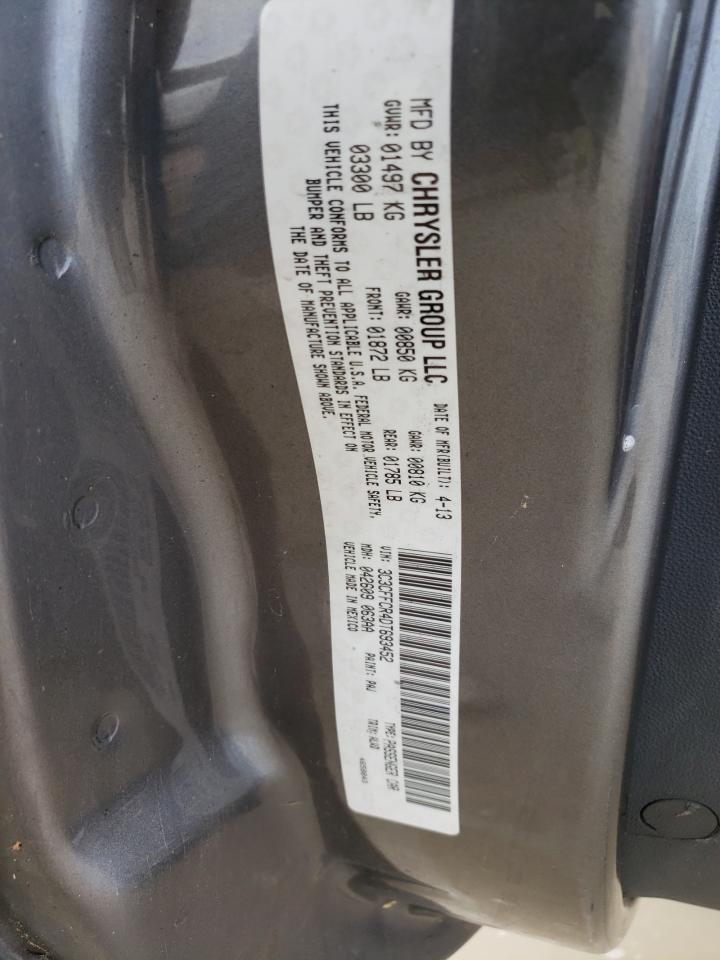 Photo 10 from auction – 2013 FIAT 500 LOUNGE with VIN 3C3CFFCR4DT693452