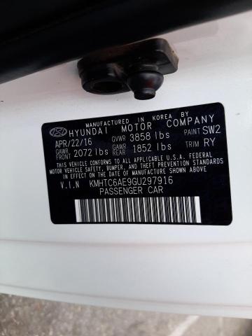 Photo 10 from auction – 2016 HYUNDAI VELOSTER T with VIN KMHTC6AE9GU297916