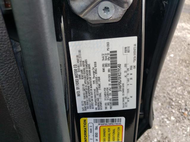 Photo 10 from auction – 2015 FORD FUSION S with VIN 3FA6P0G70FR279540