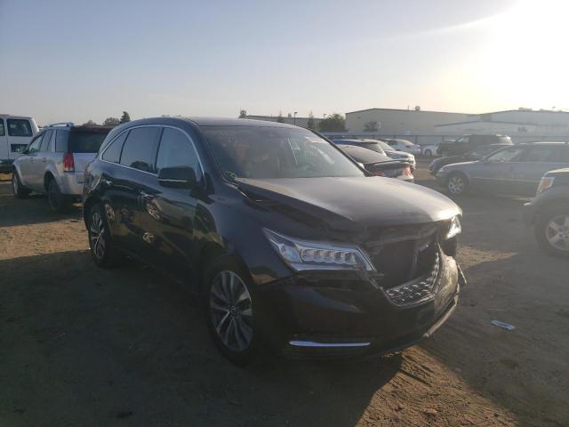 ACURA MDX TECHNO 2016 with VIN 5FRYD4H45GB035178 - Photo from auction