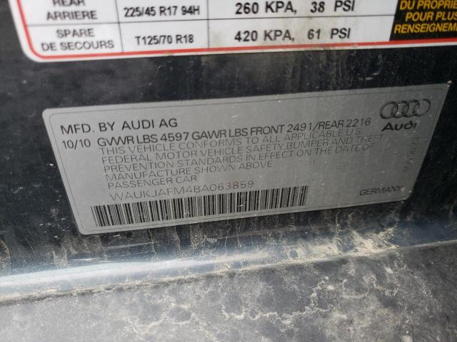 Photo 10 from auction – 2011 AUDI A3 PREMIUM with VIN WAUKJAFM4BA063859