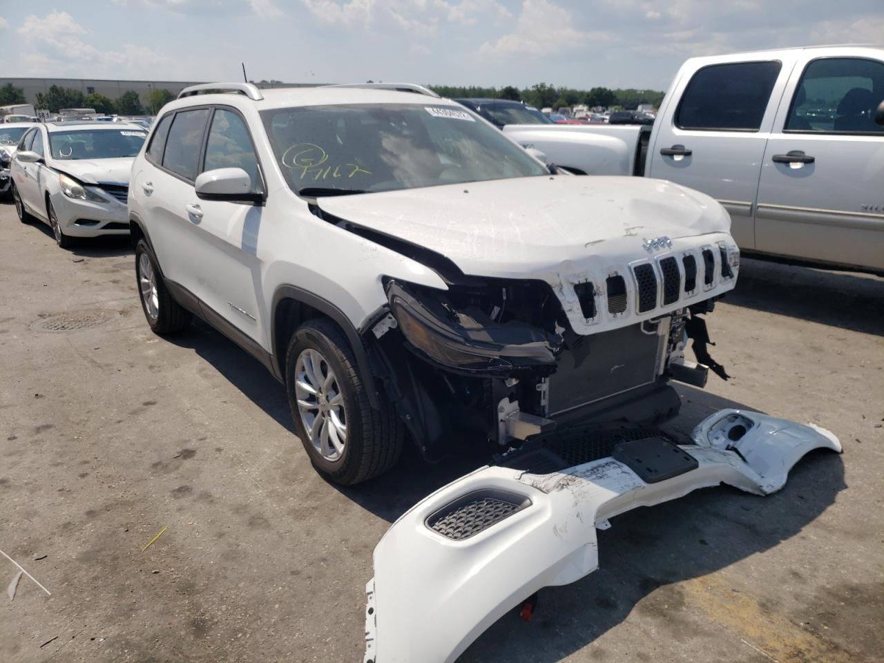 JEEP CHEROKEE L 2021 with VIN 1C4PJLCB7MD155654 - Photo from auction