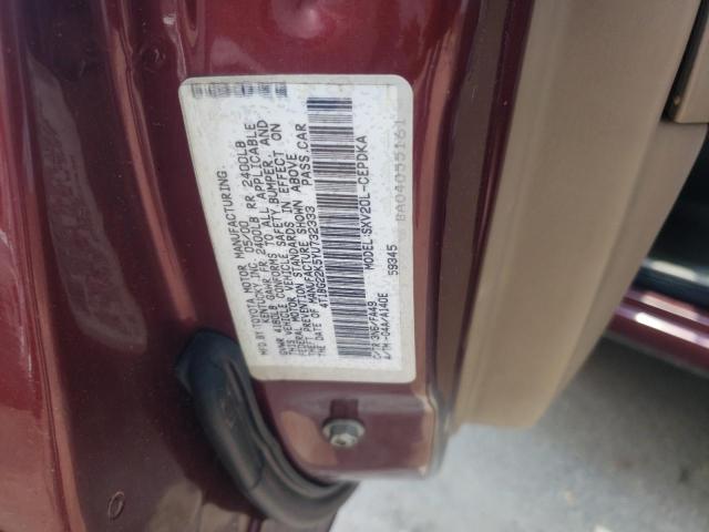 TOYOTA CAMRY CE 2000 with VIN 4T1BG22K5YU732333 - Photo from auction