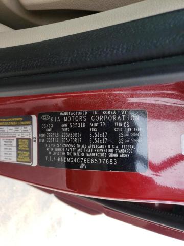 Photo 10 from auction – 2014 KIA SEDONA LX with VIN KNDMG4C76E6537683
