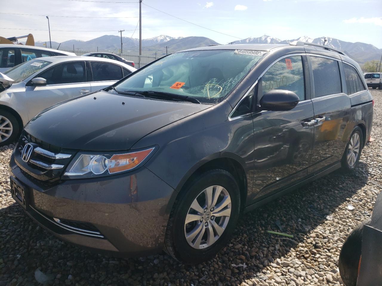 Photo 2 from auction – 2015 HONDA ODYSSEY EX with VIN 5FNRL5H65FB080961