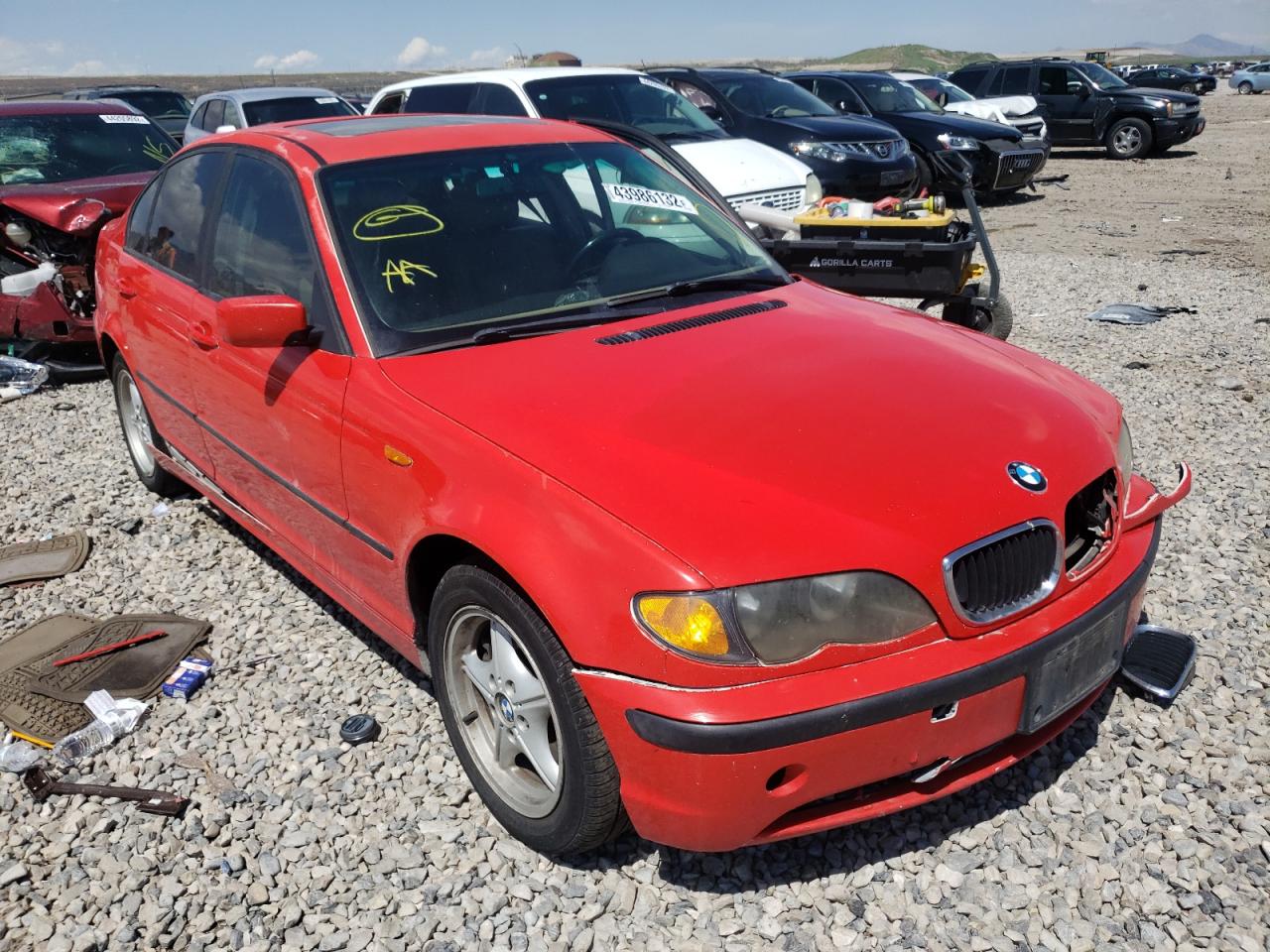 BMW 325XI 2002 with VIN WBAEU33422PF70098 - Photo from auction
