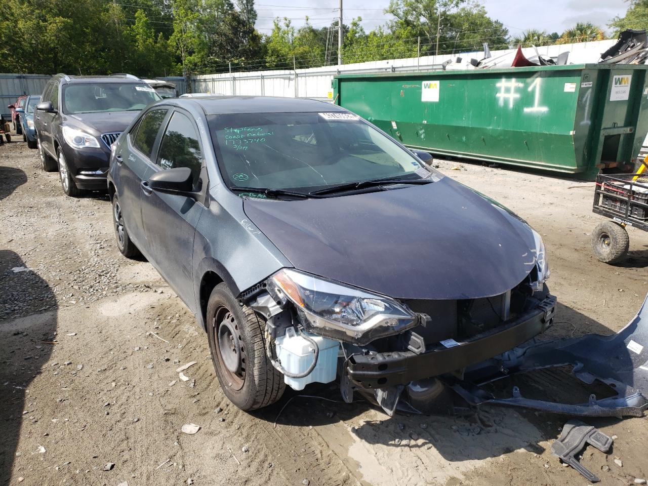 TOYOTA COROLLA L 2014 with VIN 2T1BURHE9EC048742 - Photo from auction