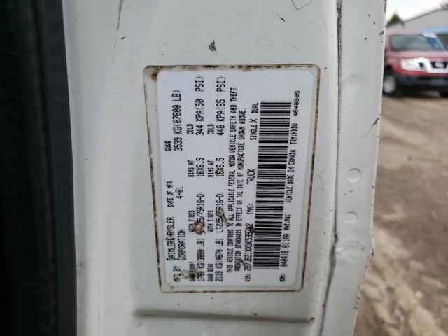 Photo 10 from auction – 2001 DODGE RAM VAN B2 with VIN 2B7JB21XX1K539702