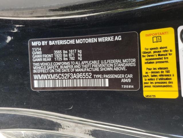 Photo 10 from auction – 2015 MINI COOPER with VIN WMWXM5C52F3A96552