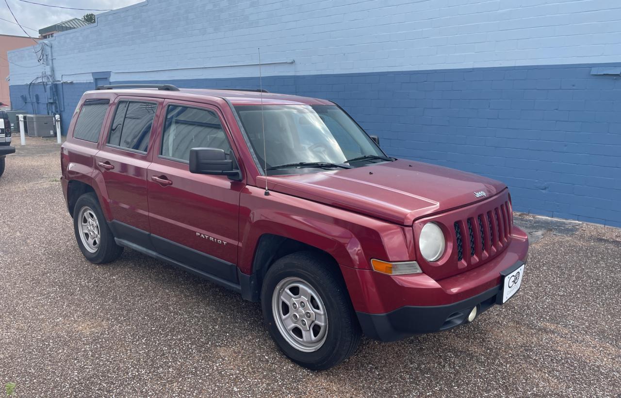 Photo 1 from auction – 2012 JEEP PATRIOT SP with VIN 1C4NJPBA8CD526018