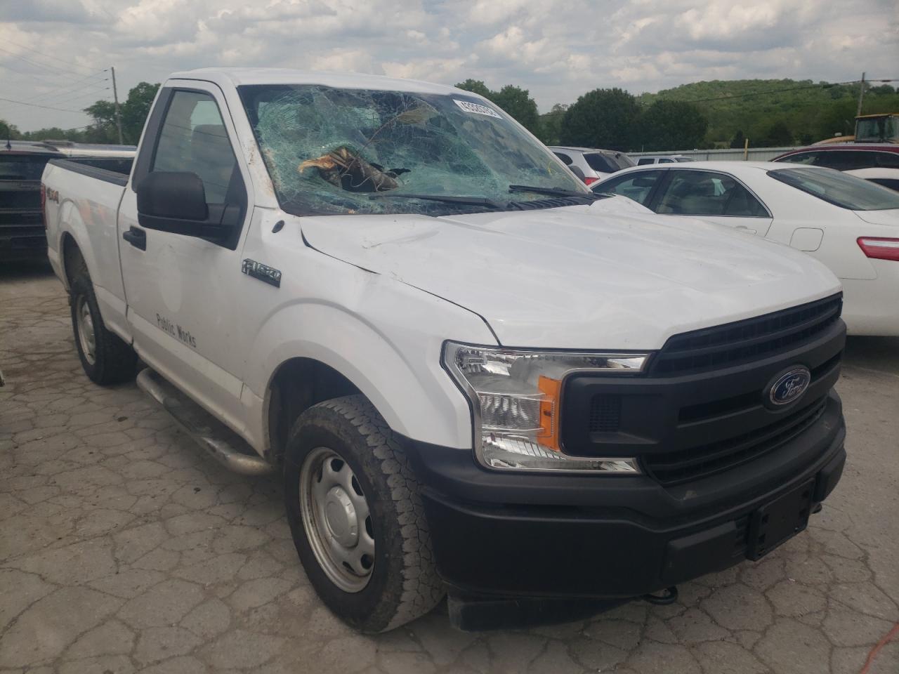 FORD F150 2018 with VIN 1FTMF1E58JKC72571 - Photo from auction