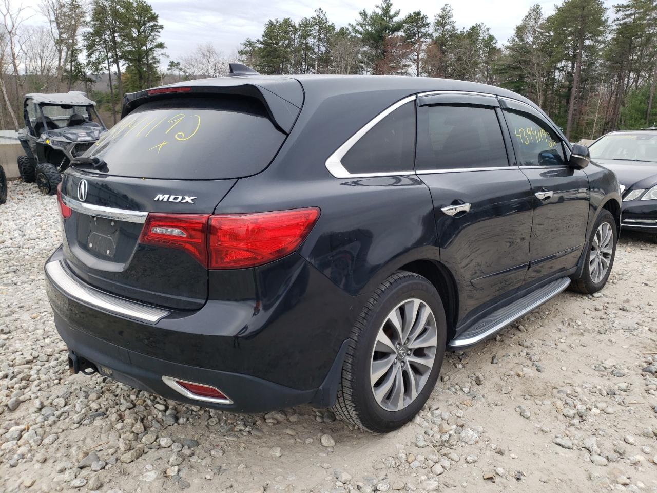 Photo 4 from auction – 2014 ACURA MDX TECHNO with VIN 5FRYD3H66EB003834